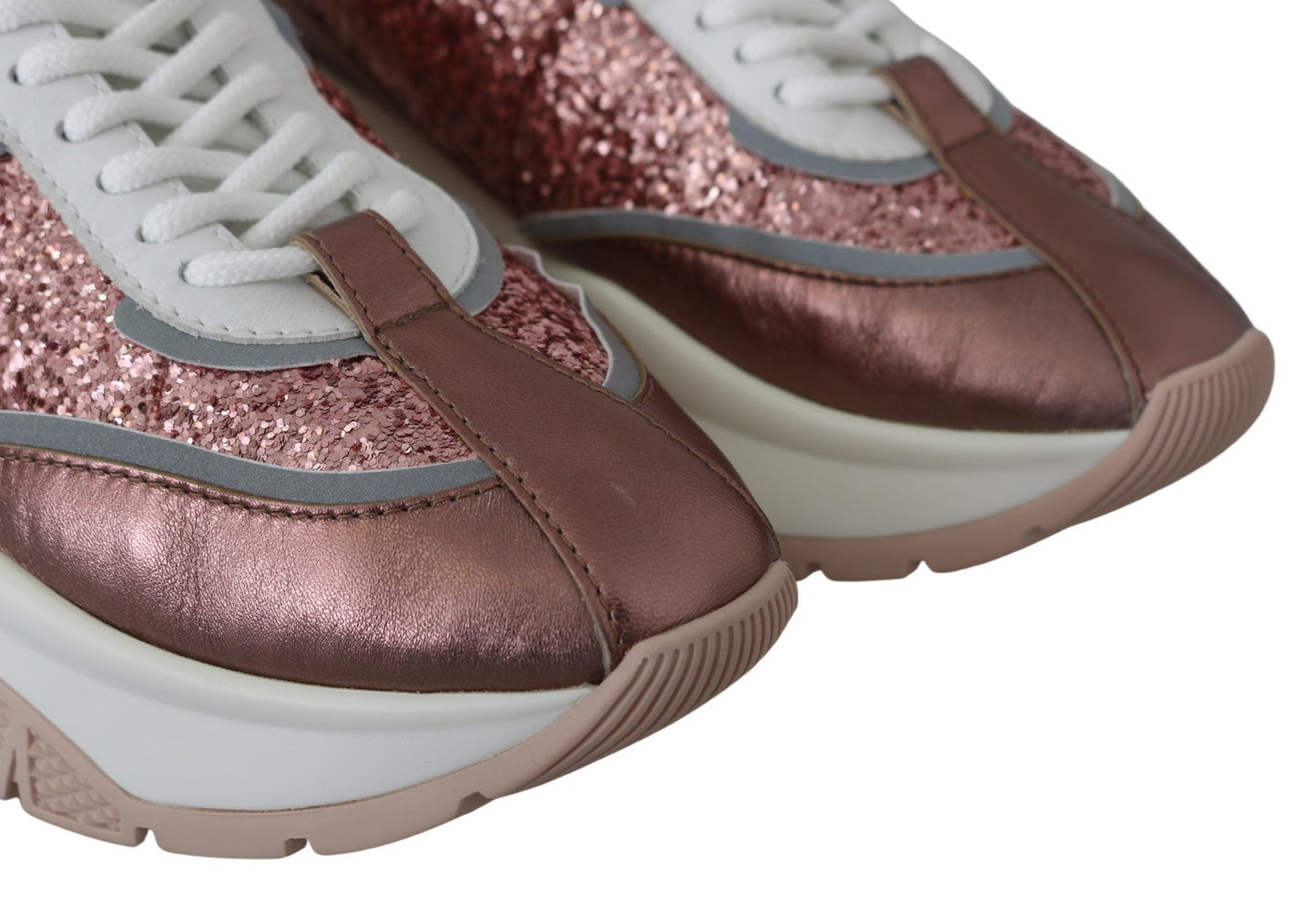 Jimmy Choo Cotton Candy Glitter Sneakers Euphoria