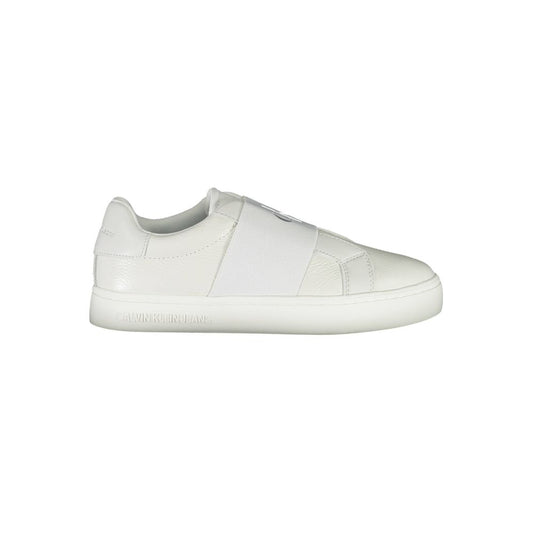 Calvin Klein Weißes Leder Damen Sneaker