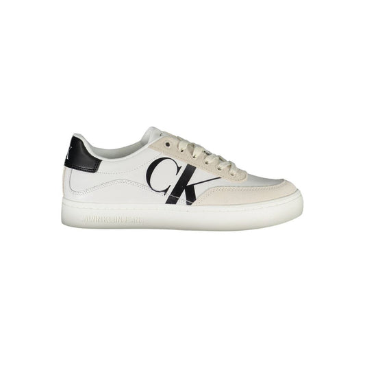 Calvin Klein Sneaker aus weißem Polyester