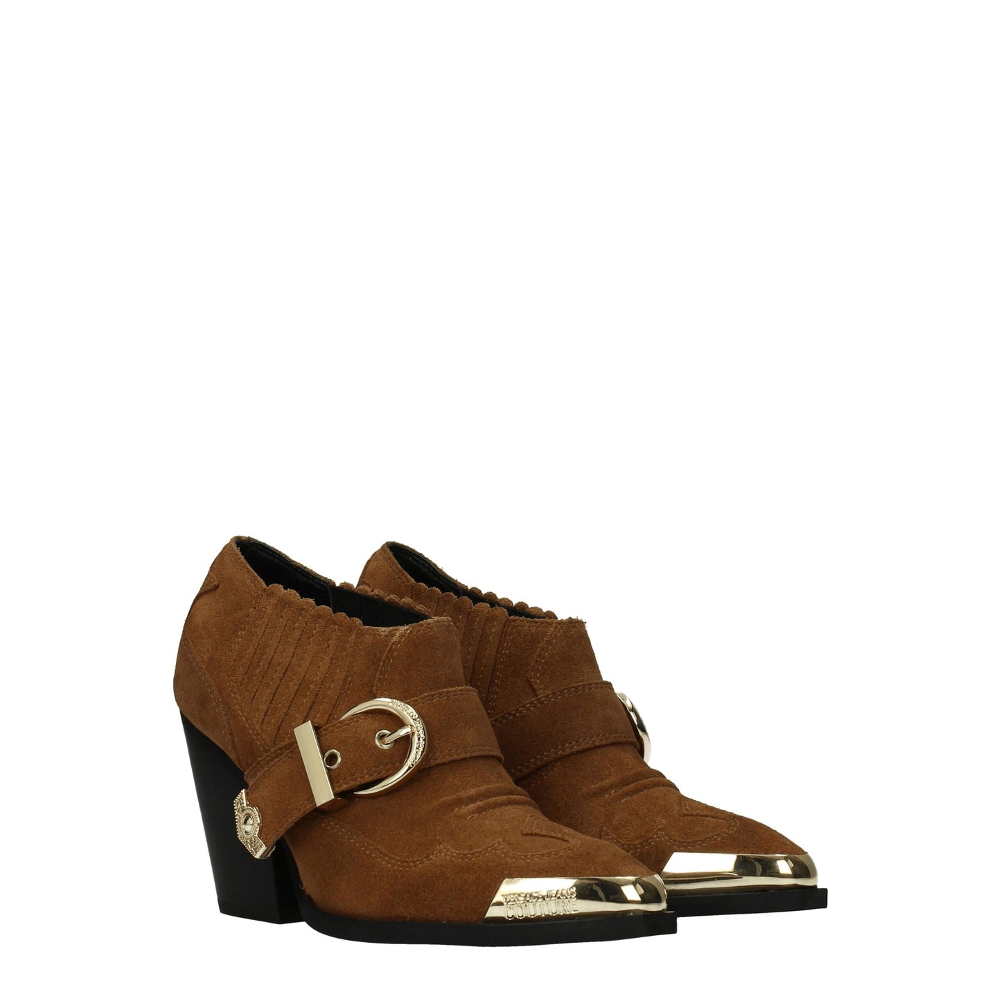 Bottines Versace Jeans en cuir marron