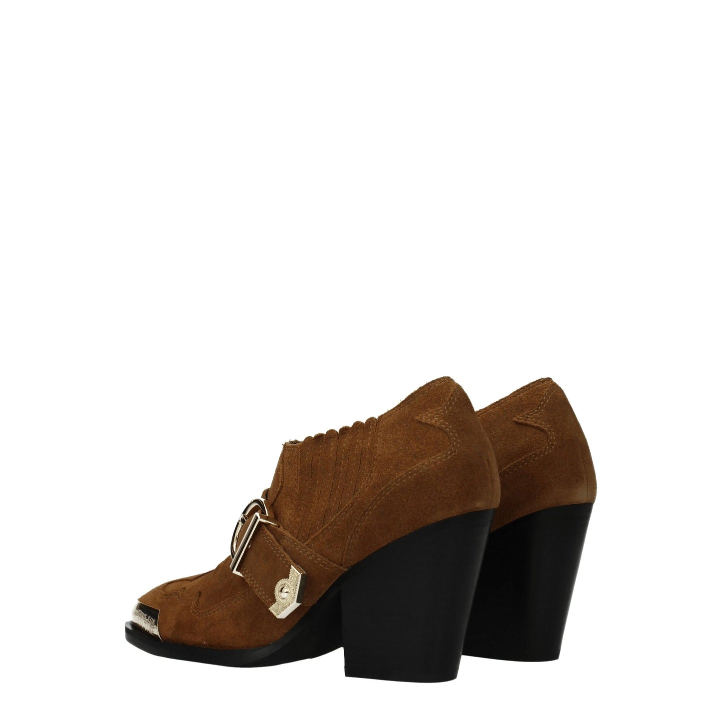 Bottines Versace Jeans en cuir marron