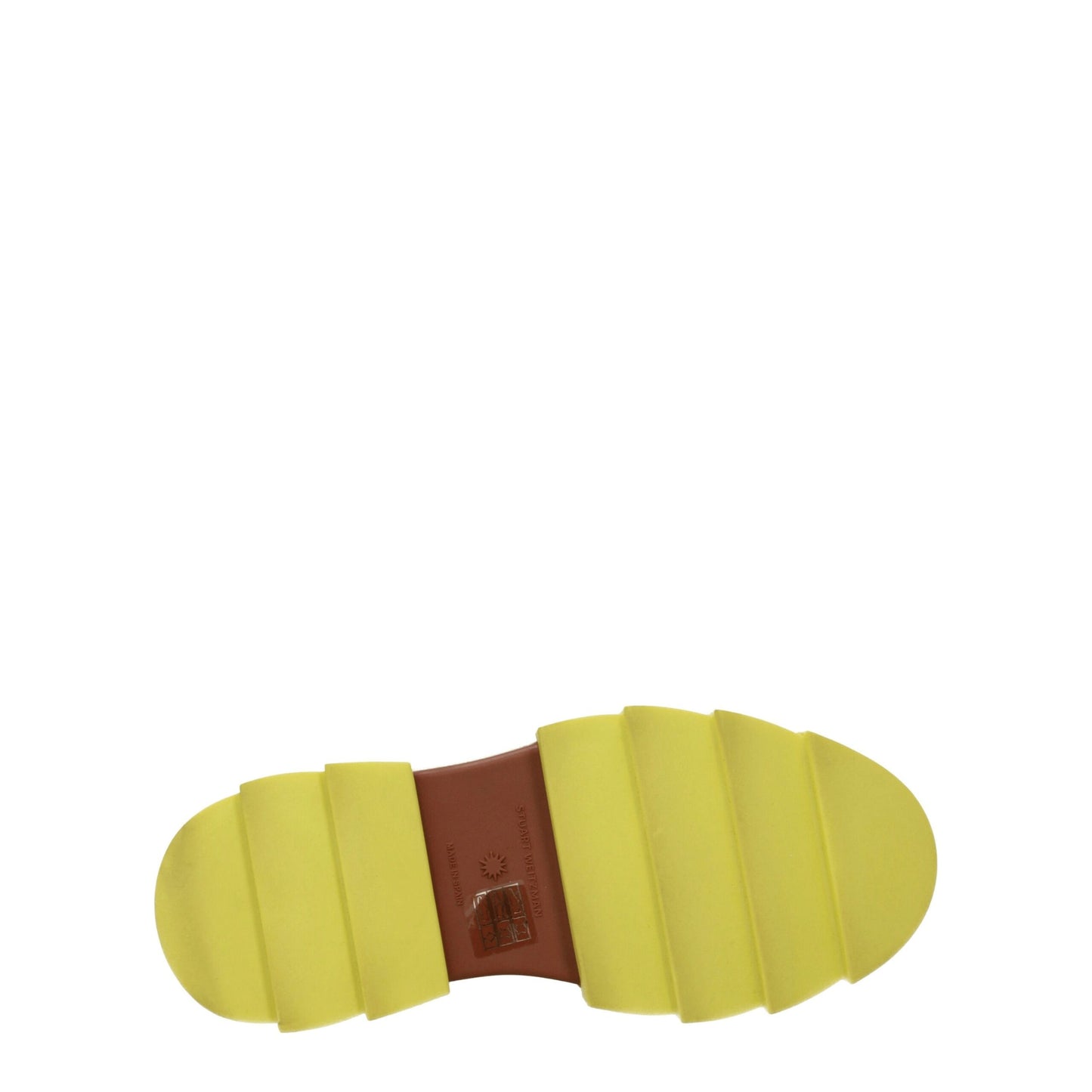 Stuart Weitzman Braune Lederstiefeletten