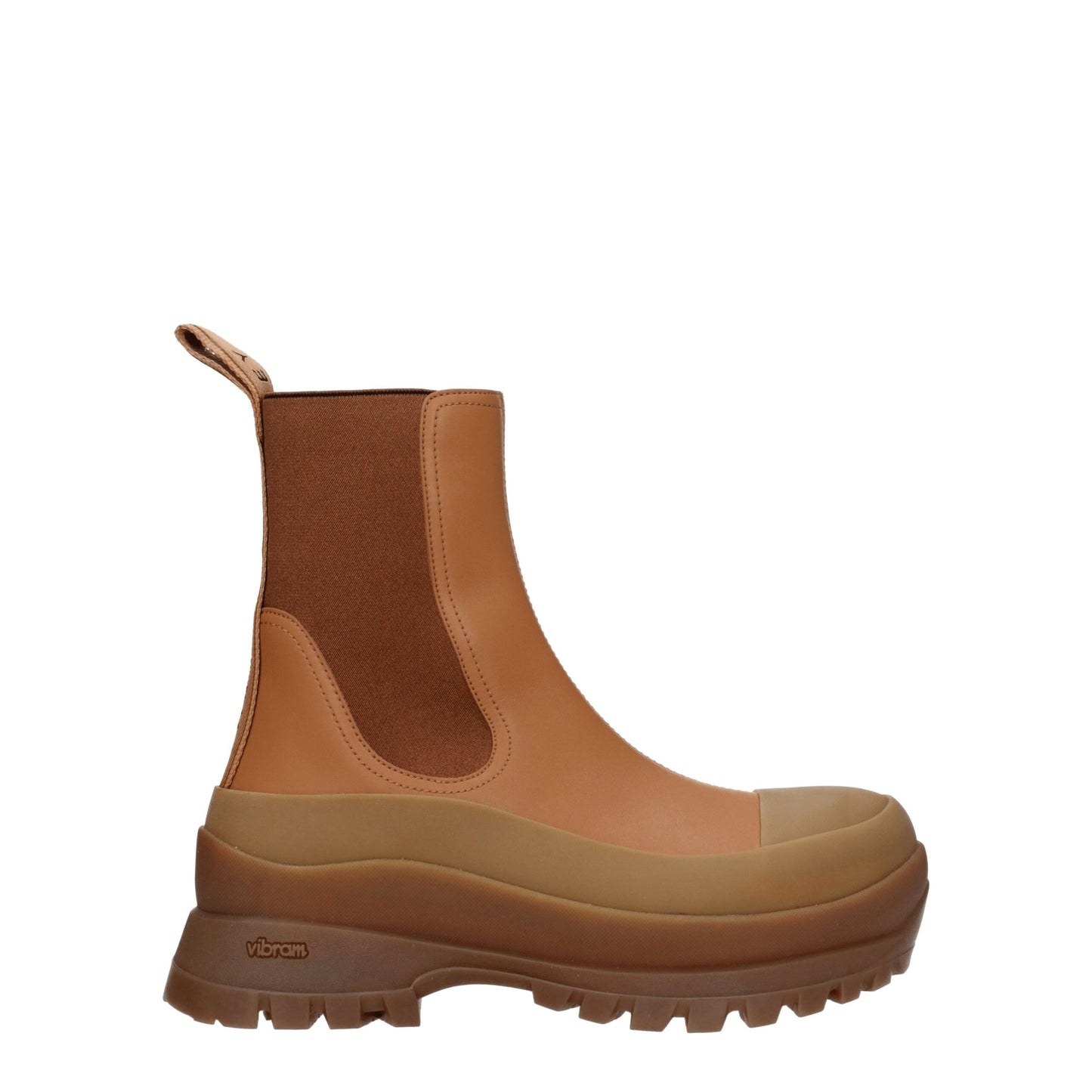 Bottines Stella McCartney en cuir marron