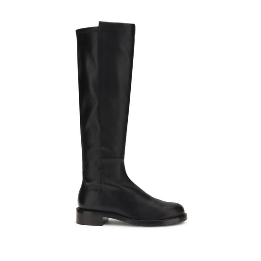 Stuart Weitzman Braune Kalbshaut Bos Taurus Stiefeletten