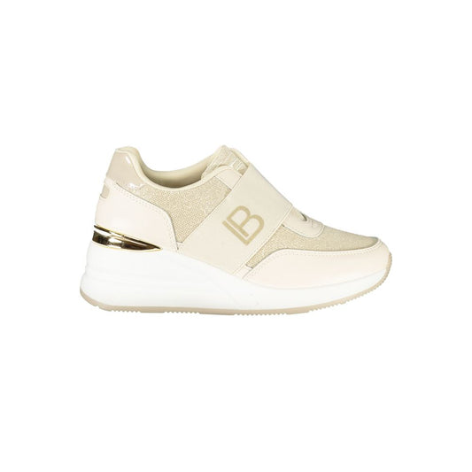 Laura Biagiotti Beige Polyester Damen Sneaker