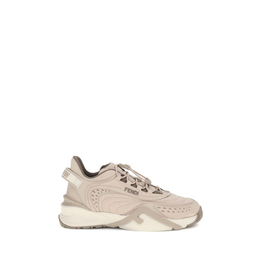 Fendi Sportliche Sneaker aus Creme-Gummi